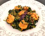 পালং শাক চিংড়ি(Palong Shak Chingri Recipe in Bengali) রেসিপির ধাপ 6 ছবি