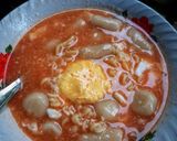 Foto langkah ke 5 dari resep Baci (Baso Aci) Pedas.