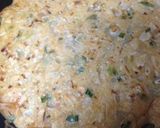 A picture of step 6 of Chicken Ramen Okonomiyaki with Ankake Sauce.