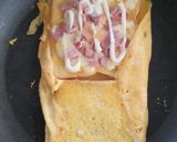รูปขั้นตอนการทำที่ 6 ของ French Toast Pocket Ham Cheese