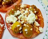 Une image de l'étape 3 de Salade de tomates à la ricotta.