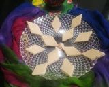 A picture of step 5 of Kaju Katli.