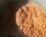 A picture of step 2 of Red Velvet Rava Pudding with Carrot Halwa.