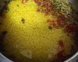 A picture of step 3 of Moong dal.