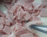 Foto del paso 3 de la receta: Fideos con salsa blanca y jamón