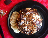 Foto del paso 4 de la receta: Tortitas con Dulce de leche y sirope de chocolate saludables