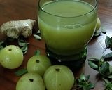 A picture of step 4 of Amla juice.