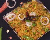 पीनट पोहा(neanut poha recipe in hindi) रेसिपी चरण 5 फोटो