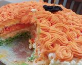 A picture of step 5 of Tricolour Bread Cake.