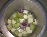 A picture of step 1 of Bottle gourd soup.