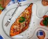 Foto langkah ke 4 dari resep Ubi Panggang Mozarella.