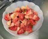Une image de l'étape 6 de Duo de gâteaux mirabelles et pêches.