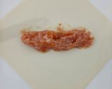 A picture of step 2 of Chicken Shanghai Rolls (Kids Friendly Version).