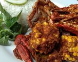 Foto langkah ke 5 dari resep Rajungan Saos Manis.