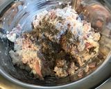Une image de l'étape 3 de Tartinade à la ricotta, jambon blanc,épices et persil.