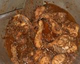 A picture of step 2 of Chicken Yakhni pulao.