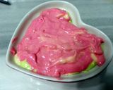 A picture of step 4 of Almond Rainbow Cake.