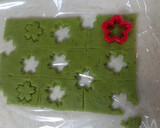 A picture of step 12 of Sakura and Matcha Cookies.