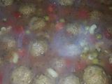 Italian meatball & pasta soup