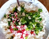 Twarożek z rzodkiewką i cebulką🍚 krok przepisu 2 zdjęcie