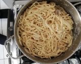 Foto del paso 3 de la receta: Tallarines en salsa de champignones con bistec Montado