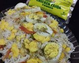 A picture of step 3 of Vegetable Egg Fried Rice #CookpadApp.