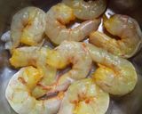 A picture of step 1 of King prawn satay.