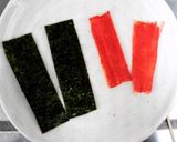 A picture of step 6 of Empress & Emperor for Girls' Day Bento.