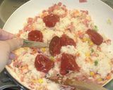 A picture of step 4 of Easy Rice Casserole Using Mochi Cakes.