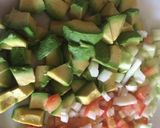 A picture of step 1 of Bacon, Eggs Avocado Salad.