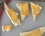 A picture of step 3 of Cheeseburger Crescent Rolls.