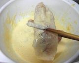 A picture of step 6 of Fish and Chips made with Rice Flour.