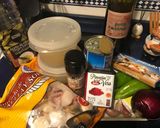 A picture of step 1 of Easy Fish Soup (with Frozen Mix).