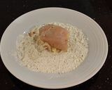 A picture of step 6 of Pepperoni and Cheese Stuffed Chicken Breasts.