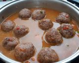 Foto del paso 9 de la receta Albóndigas en salsa de alcaparras