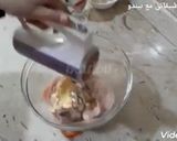 صورة لخطوة 2 من وصفة حلوة القطيفة او الكاشمير بنكهة الكرامال