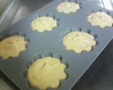 A picture of step 4 of Condensed Milk Muffins.