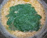 A picture of step 7 of Saag Paneer.