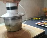 Foto del passaggio 3 della ricetta Farro con purea di zucchine e cipolle