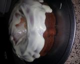 A picture of step 10 of Peaches and Cream Bundt Cake.
