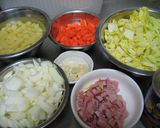 A picture of step 1 of Veggie-Packed Minestrone.