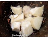 A picture of step 3 of Yam Donuts.