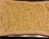 A picture of step 5 of Coney Dog Stuffed Crust Pizza.