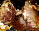 Foto del paso 2 de la receta: Colita cuadril rellena con jamón crudo, jamón cocido y queso