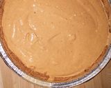 A picture of step 3 of Pumpkin cheesecake.