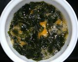 A picture of step 3 of Stir-fried Eggs and Wakame Seaweed with Chikuwa.