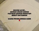 Gambar langkah 3 resipi Cheesekut Unbaked.