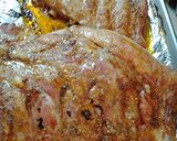 A picture of step 4 of Ribs with apple juice glaze.