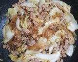 รูปขั้นตอนการทำที่ 3 ของ ผัดวุ้นเส้นผักกาดขาวหมูสับ