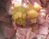 A picture of step 2 of Cassava In coconut #Theme Challenge.